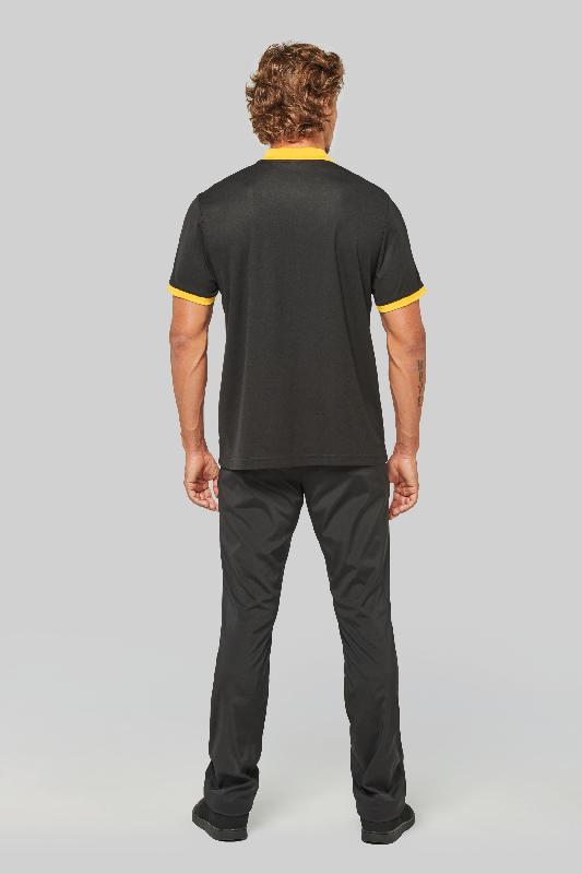 Polo piqué performance homme - PROACT - Réf: PA489 - Maille piquée Cool Plus - Ultra résistant et respirant_4