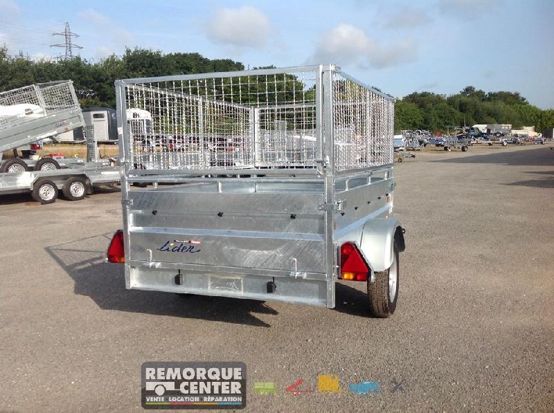 Remorque LIDER ROBUST - freinée - PTAC : 750/500 kg - 200 x 134 cm - 1 essieu - Reference GH126-IFW_4