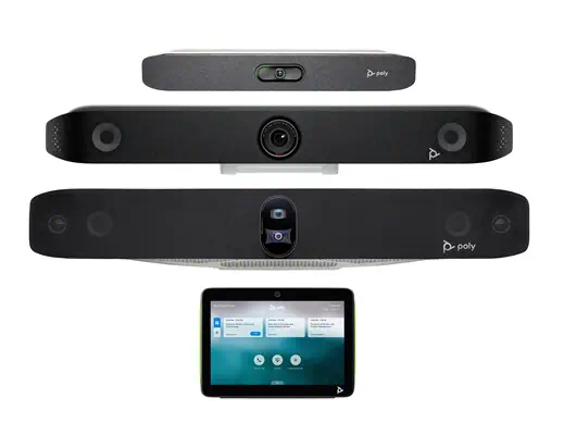 Barre de visioconférence Poly Studio X32 tout-en-un sans alimentation TAA_4