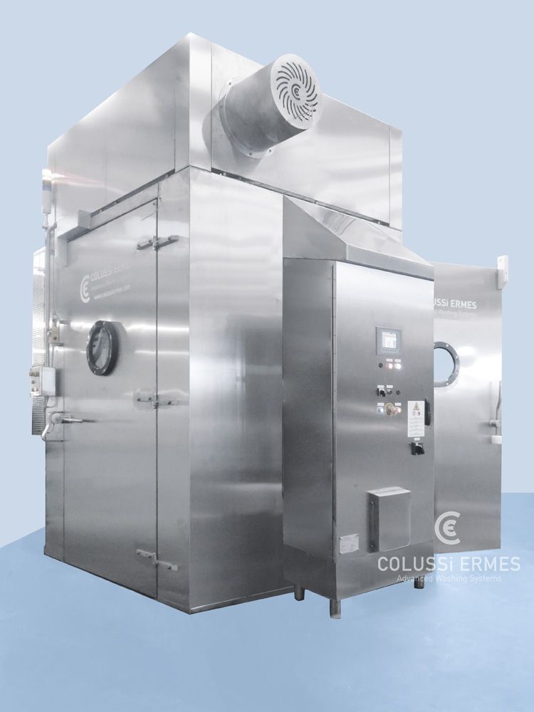 Machine de lavage de seaux avec options de séchage et filtration innovantes