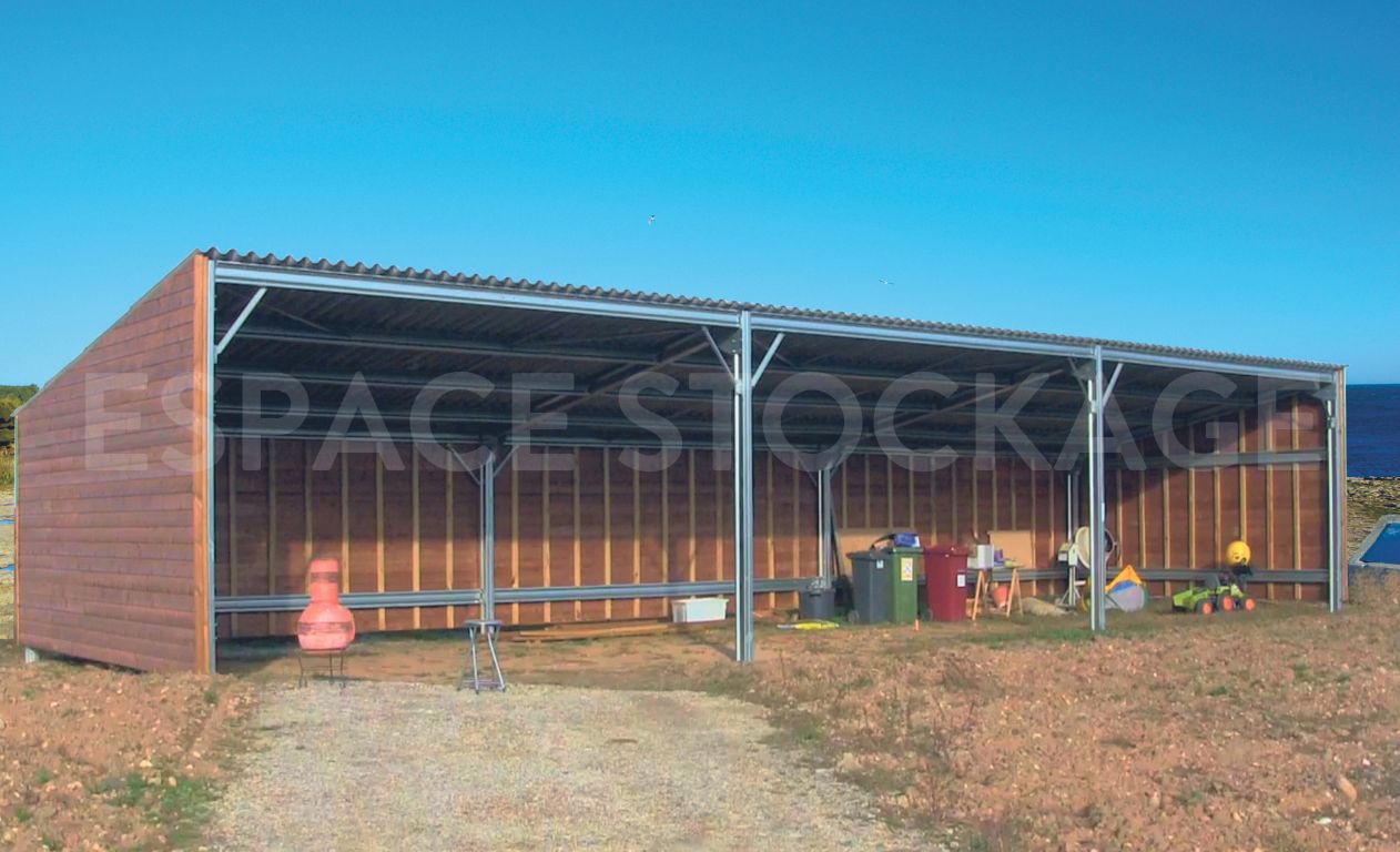 Hangar de stockage en métal modulable en kit_4