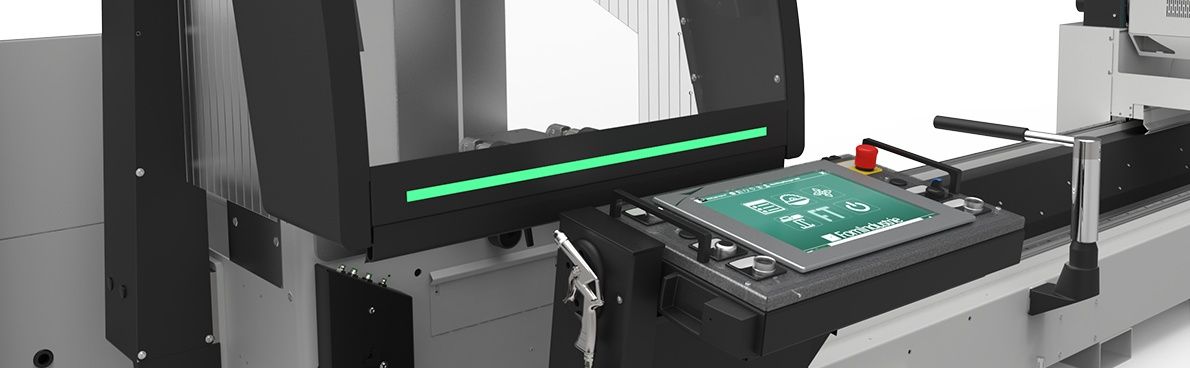 Tronçonneuse à deux têtes Blitz avec connexion USB et Ethernet