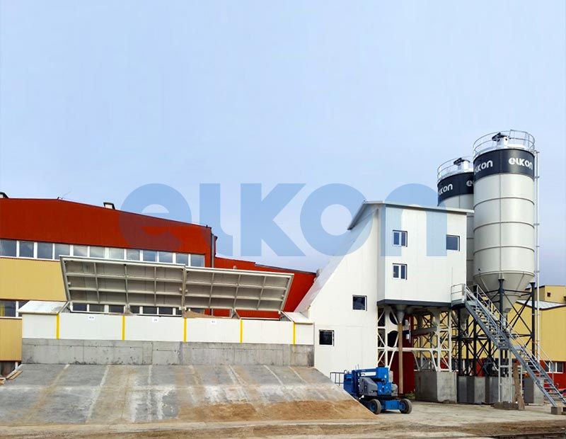 Elkomix-60 centrale à béton fixe - 60 m³/h - Performance élevée et modulation flexible_4