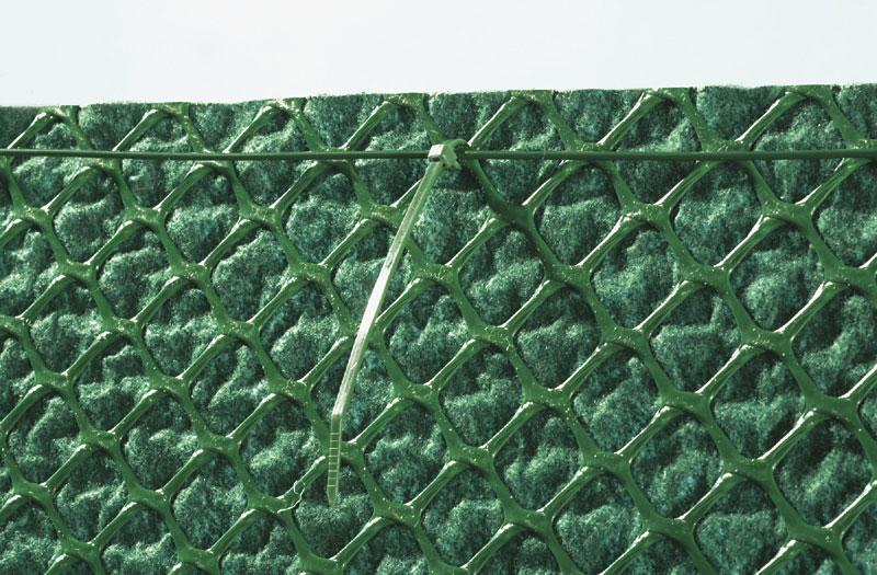 Brise-vue vert 100% occultant en maille plastique - 1 x 25 m - Tandem_4