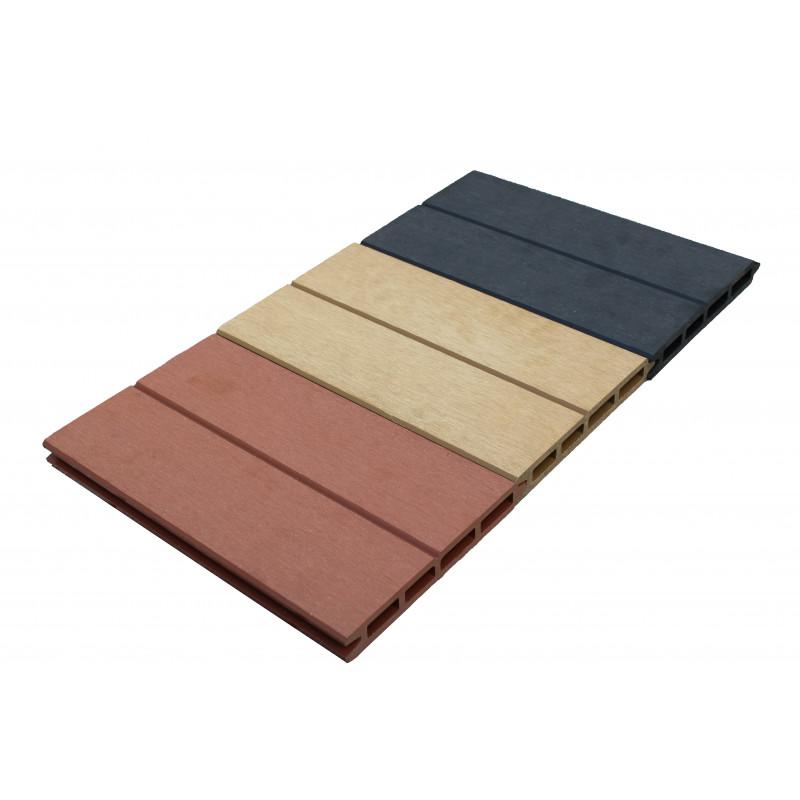 LAME DE CLÔTURE BOIS COMPOSITE L 148 CM / L 15.6 CM / E 19 MM - COLORIS - BEIGE CLAIR, EPAISSEUR - 19 MM, LARGEUR - 15.6 CM, LONGUEUR - 148 CM_4