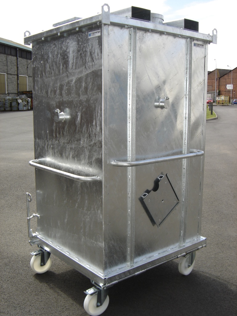 Benne à fond ouvrant (BAFO) - 1500 litres - Fabrication française - Finition laquée et multiples options_4