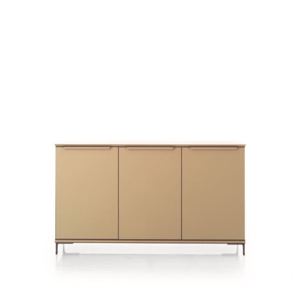 Paso Doble - Bureau de direction i 4 Mariani - Design élégant en cuir, noyer d'Amérique et métal_4