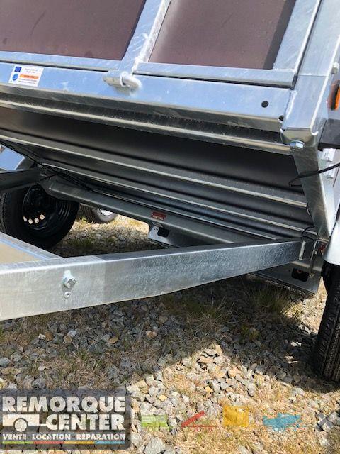 Remorque Bois LIDER - 39440 - 201x133x40 cm - PTAC : 500/750 kg - Reference -MA227/3715_4