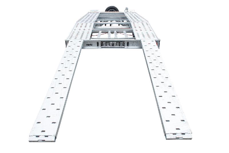 Remorque porte voiture-plateau - 4,50 X 2,05 M - 2700 KG - MARTZ GT 450S_4