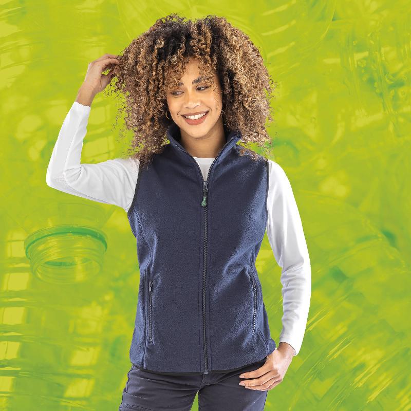 Gilet bodywarmer recyclé - Polyester 100% recyclé - Réf : R904X - Marque Result_4