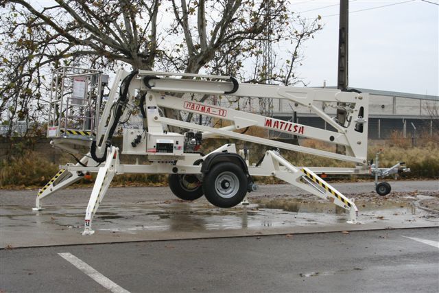 Nacelle tractable parma17 - matilsa - hauteur de travail 17 m_4