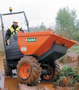 Dumper robuste pour travaux intensifs
