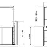 Élévateur pour PMR VERRAlift LM avec installation sur sol plat