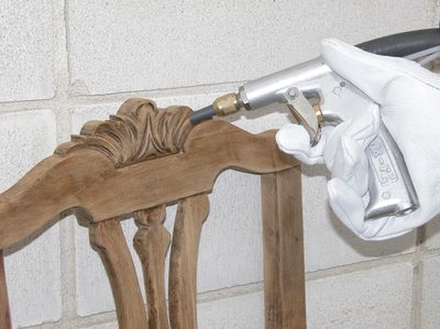 331704 - Compresseur pour sablage Lacmé - Réservoir 10 litres sur roues - Kit complet avec accessoires_4