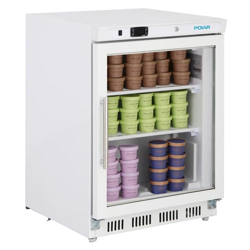Vitrine réfrigérée négative de comptoir Série C blanche 129L PC007 Polar_4