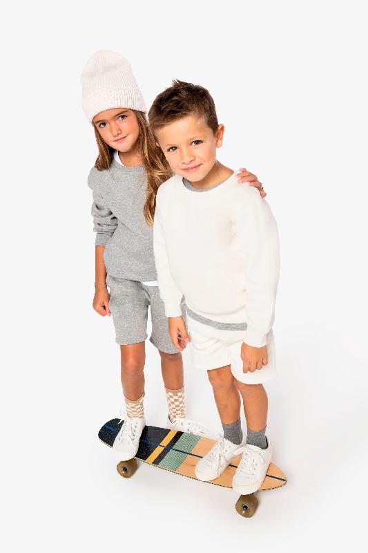 Bermuda écoresponsable enfant - Réf: NS703 - 85% coton biologique, 15% polyester recyclé_4