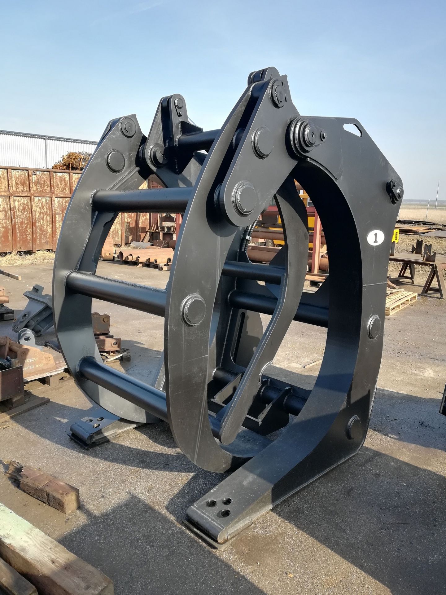 Pince fourches à grumes pour chargeuses_4