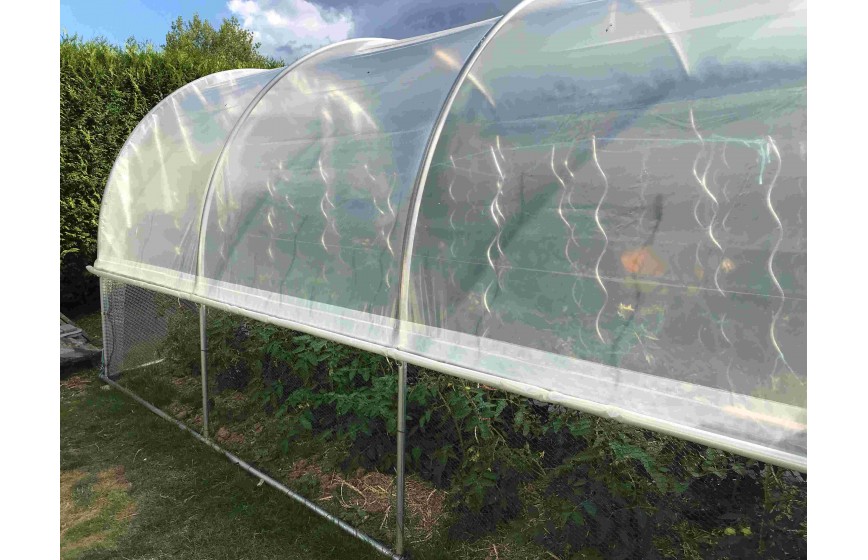 Serre de jardin petite, fonctionnelle, robuste pour les fleurs, les arbustes et le potager familial - 4 à 8 m de long - JARDINIERE_5