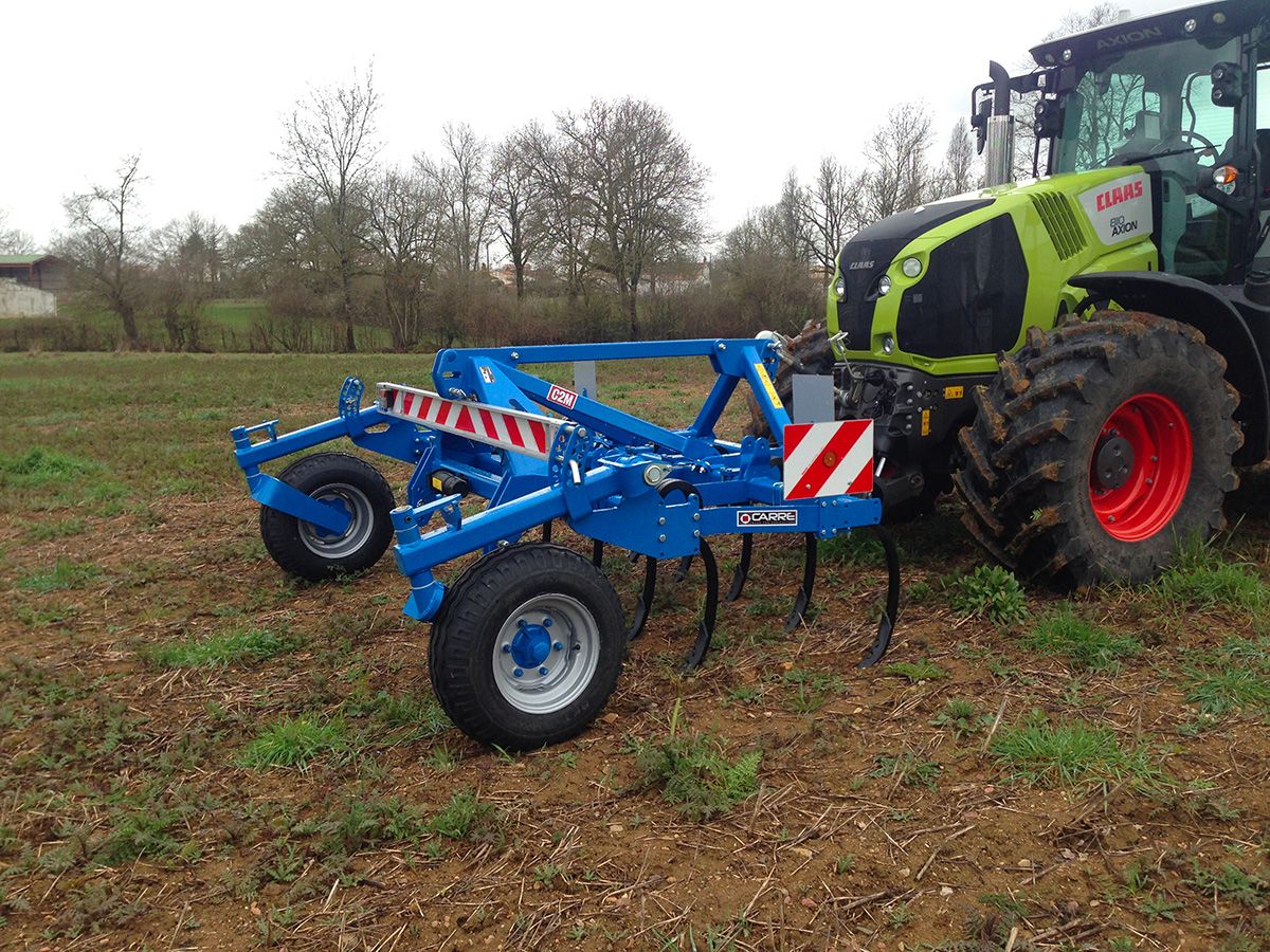 C2M avec train de disques pour favoriser la décomposition des résidus