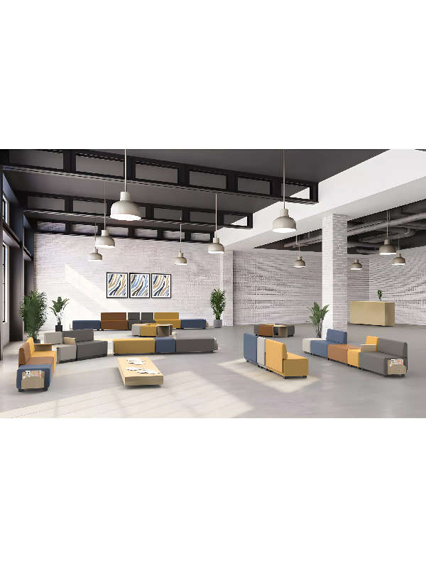 Canapé 1 place bleu denim_4