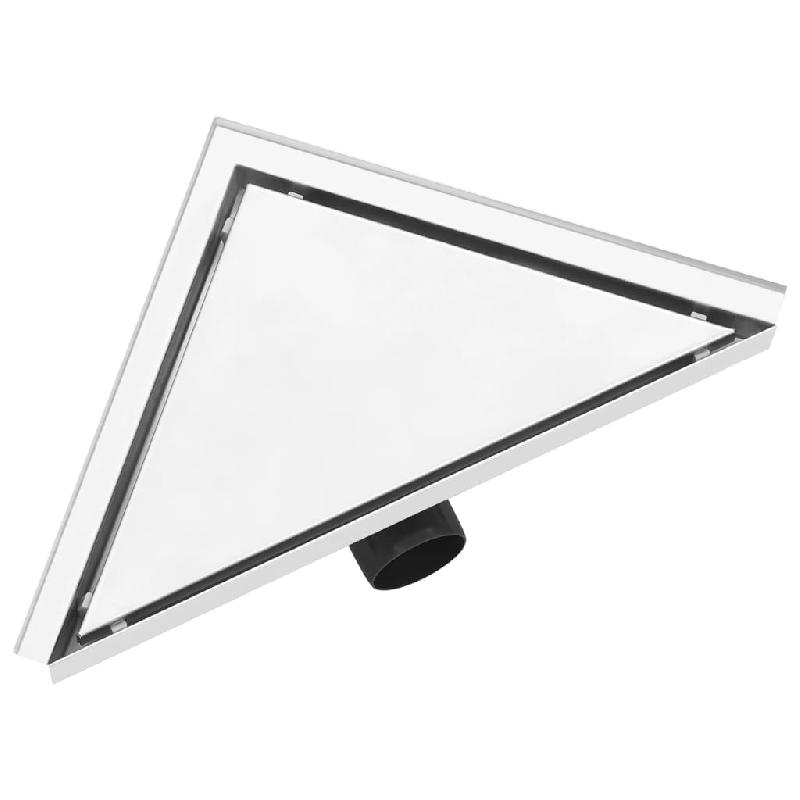 Vidaxl drain de douche 2 en 1 avec couvercle 25x25 cm acier inoxydable 146005_4