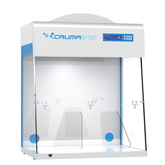 Hotte à flux laminaire vertical gamme CRUMAFLOW - BIOLAB_4