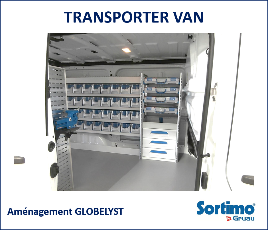 Meuble de rangement pour volkswagen transporter van_4