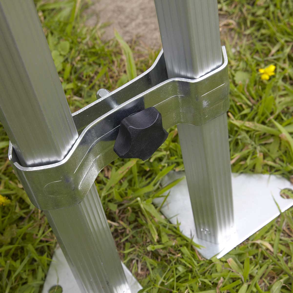 Tente pliante 4x4m 300g/m² 40mm blanche_4