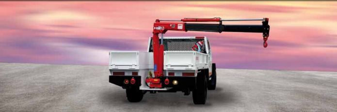 Grue maxilift avec dévers maximal de 5 degrés