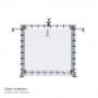 Structure de stand d'exposition - cube promotionnel 4 faces - Borney_4