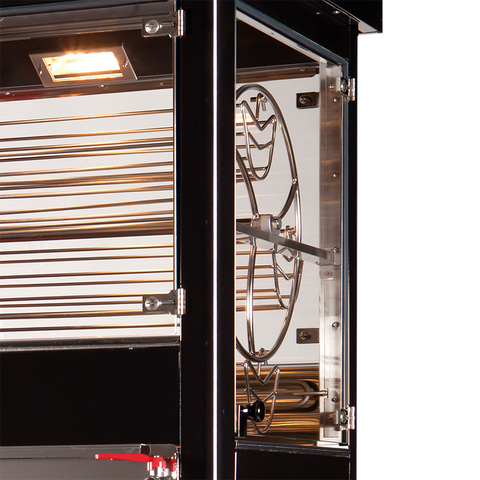 Déco : rôtissoire vision panoramique - 15 à 36 volailles/heure - Balancelles et mode four - Modèles RB et EB_4