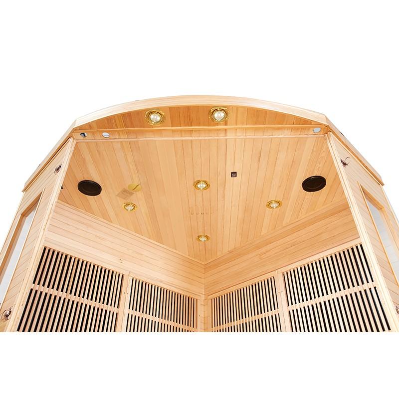 SAUNA INFRAROUGE NORDICA® CARBONE  IR23 (2 À 3 PLACES) - 125X125_4