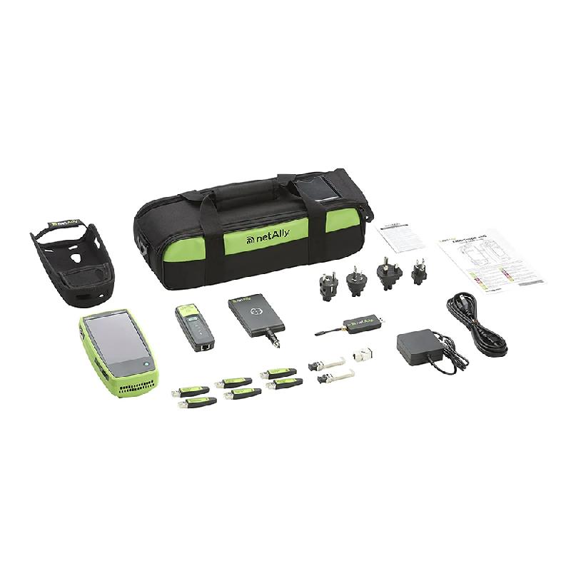 Kit analyseur de réseaux portable EXG-300 EtherScope nXG WiFi 6/6e - Tri-Band avec accessoires professionnels_4