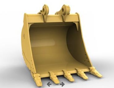 Godet d'excavation à usage normal avec lame de nivellement - caterpillar finance france - 1 200 mm (47 in) - capacité 1.19 m³_4