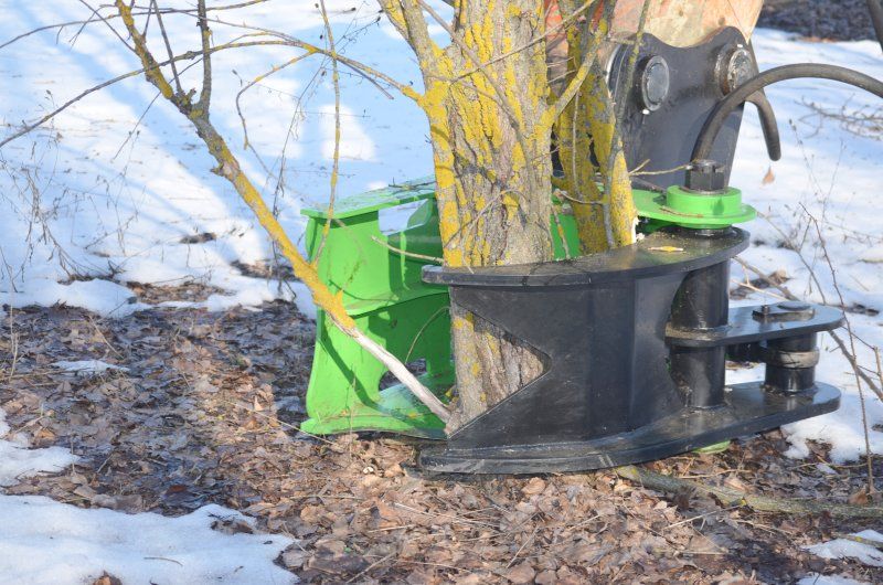 Grappin coupeur forestier bi300 - omef-group srl - prise min du tronc 60 mm - ouverture de coupe 280 et 300 mm_4