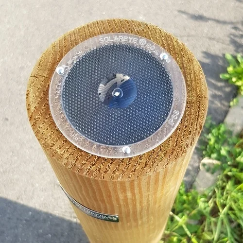 KORDOUAN borne bois &  LED solaire_4