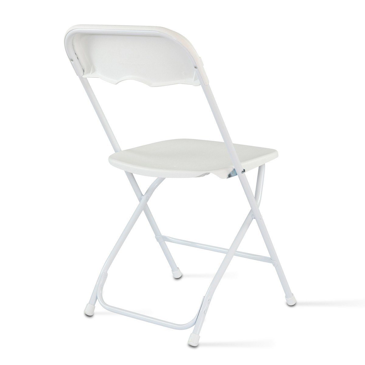 Lot de 6 chaises pliantes de réception - structure en acier et dossier PEHD - usage professionnel intérieur/extérieur_4