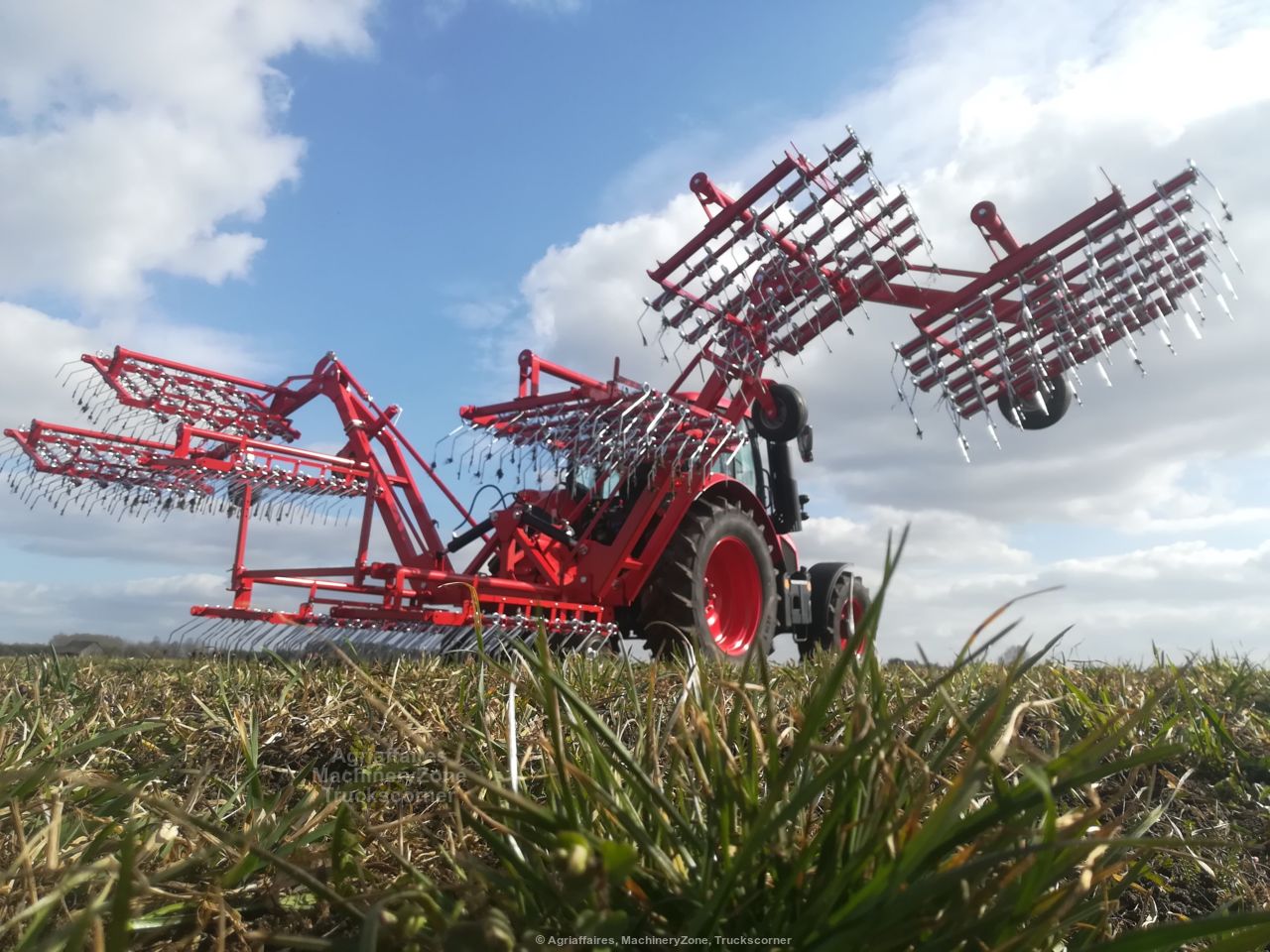 Herse étrille 12 mètres avec attelage porté arrière -Jar-Met HS JAR 12000_4