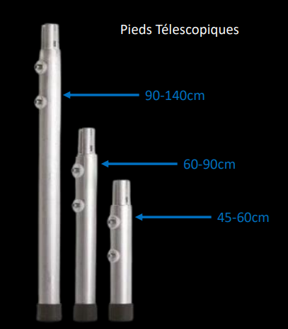 Praticable 2x1m avec accessoires de montage - 750kg/m² -EMS DESK 750_4