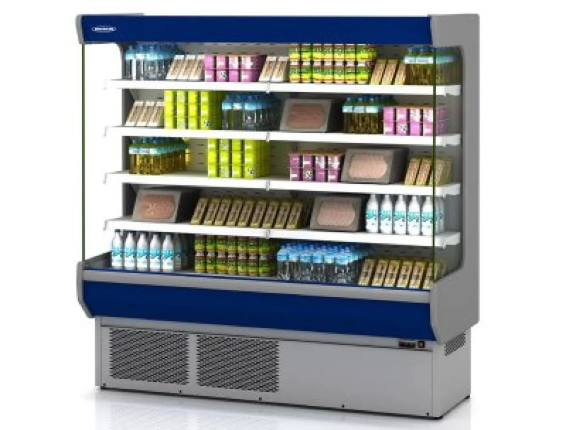 Vitrine réfrigérée pour cuisines professionnelles - grandes surfaces vitrées et éclairage performant_4