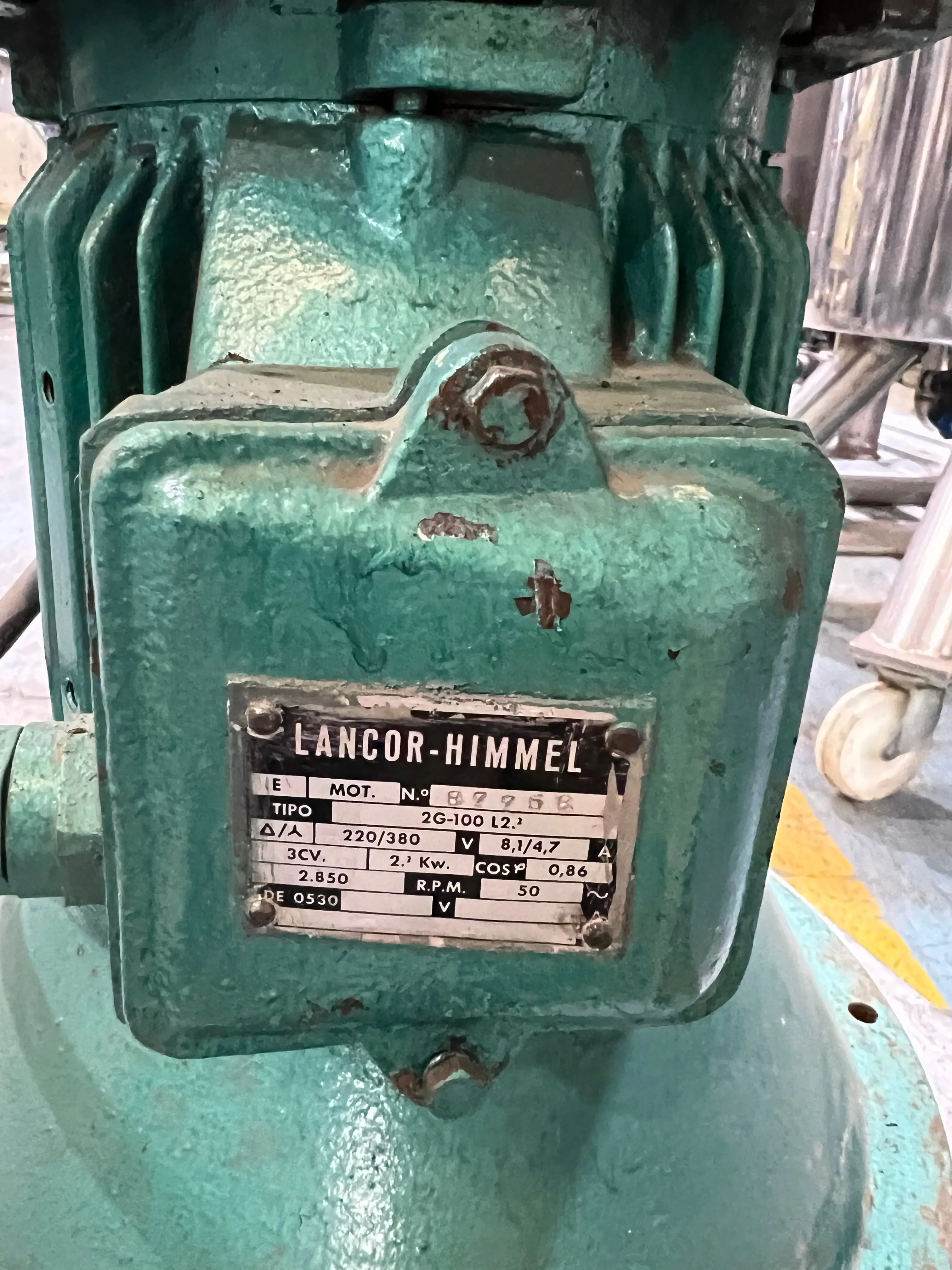 Broyeur Colloïdal Type Mc2 En Acier Inoxydable D'Occasion LLEAL - Référence : C10080_4