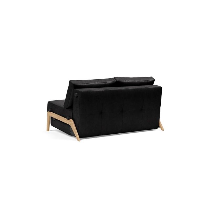Canapé-lit design Innovation Living Cubed Wood 02 - Convertible 200x140 cm - Coloris Faunal Black_4
