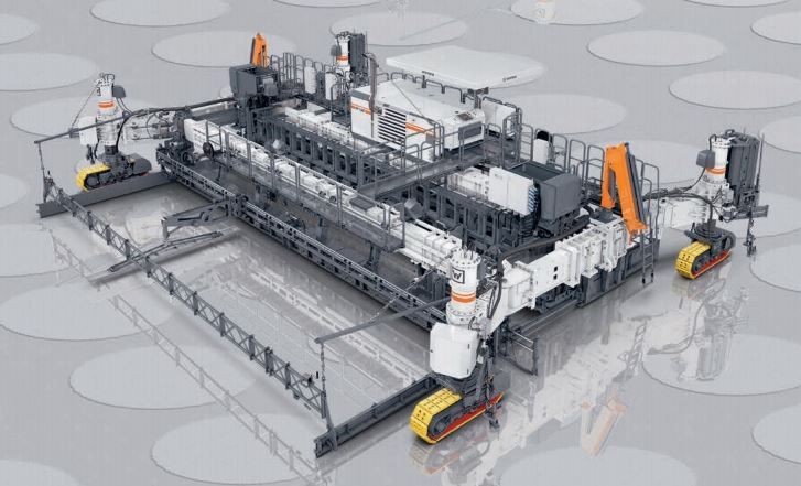 SP 124 - Machine à coffrage glissant Wirtgen - 272 kW / 370 ch - Largeur 4,5m à 12m et épaisseur 450mm_4