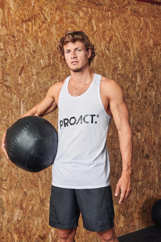 Débardeur triblend homme PROACT - Réf: PA446 - 50% polyester, 25% coton, 25% viscose - 130 g/m²_4