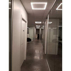 Dalle led à haute efficacité lumineuse, idéal pour éclairer les zones de travail, commerces et établissements de santé, ip20 36w - cadra multi k_4