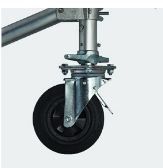 Échafaudage roulant aluminium Neolium 300 Box - Comabi SNC - hauteur de travail maximale 14m - structure aluminium soudé_4