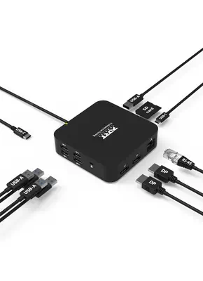 Port Designs 901907 station d'accueil Avec fil USB 3.2 Gen 1 (3.1 Gen 1) Type-C Noir_4