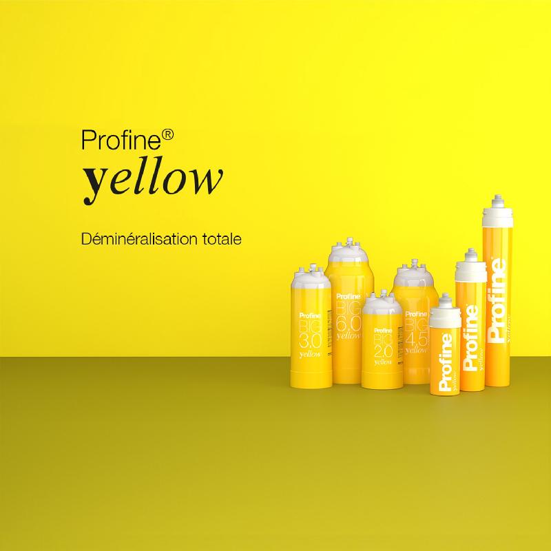 Filtre à eau profine yellow large - filtre déminéralisant 0 ppm + sédiments 5 microns_4