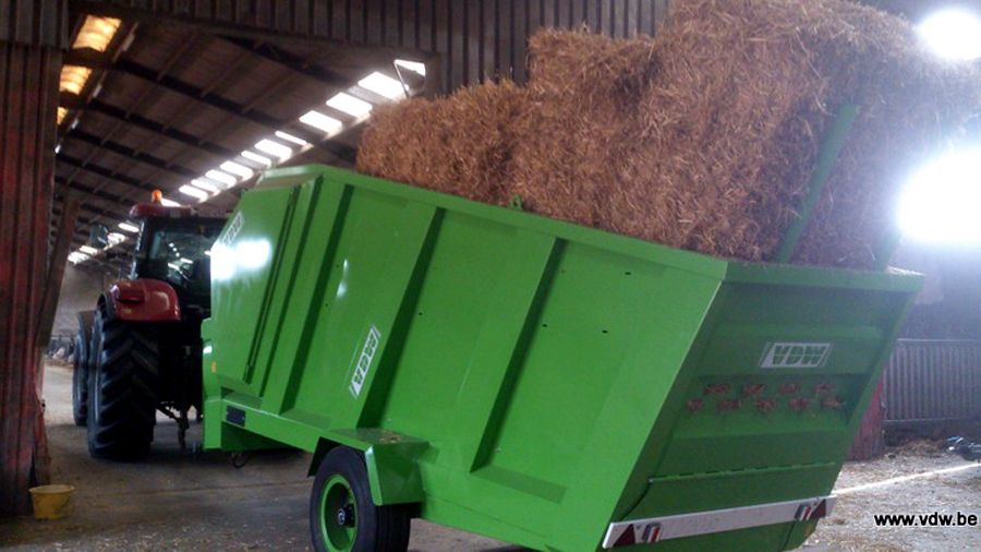 Mega pailleuse agricole - vdw - 3, 4 ou 5 ballots de paille_4