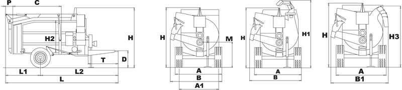Sd 4C - SD6 C Pailleuse Agricole Supertino - Capacité 4 m3 / 6 m3 - Distance de paillage 18 m_4